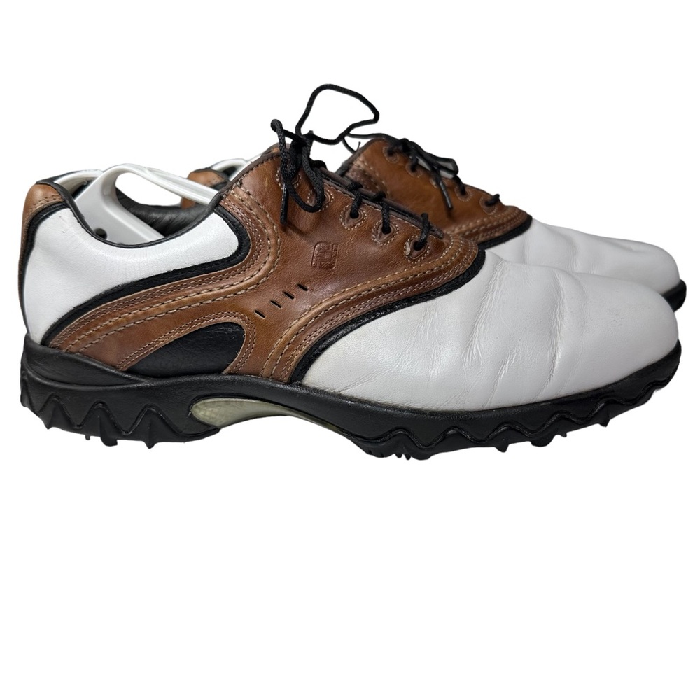 FootJoy Contour 54002‎ Golf Shoes 10M White/Brown Men’s